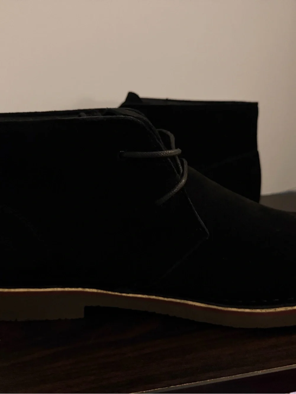 Propet Men's Black Suede Chukka Boots - Classic Lace-Up NIB